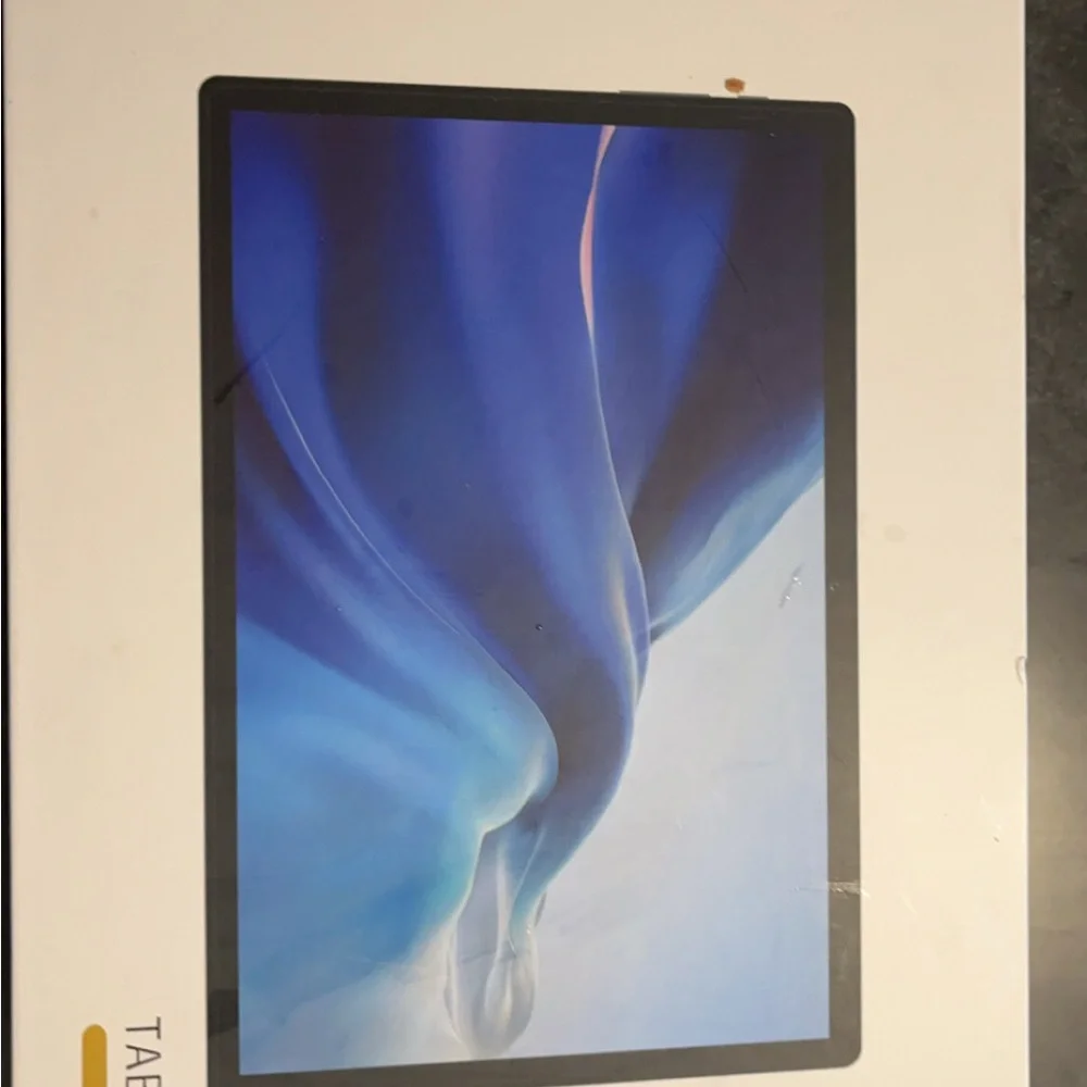 Black Tablet with Large Display and Rounded Corners